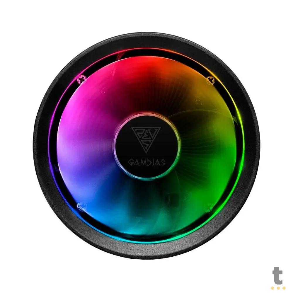 Cooler Para Processador Intel Gamdias Boreas E1I-010 120mm Led RGB - BOREAS E1L-010 Truedata